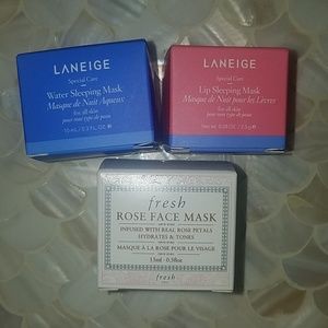 Laneige NIB Lip & Water Sleeping Masks& Bonus mask